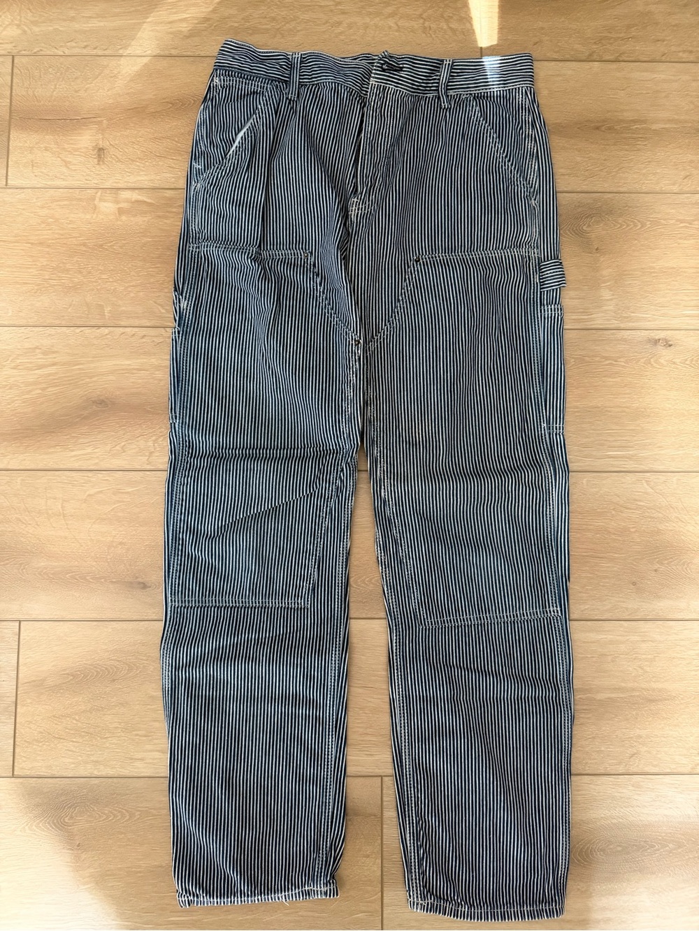 Men's Striped Carpenter Jeans